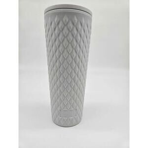 ZAK DESIGNS White Cora 24 oz. Insulated Tumbler